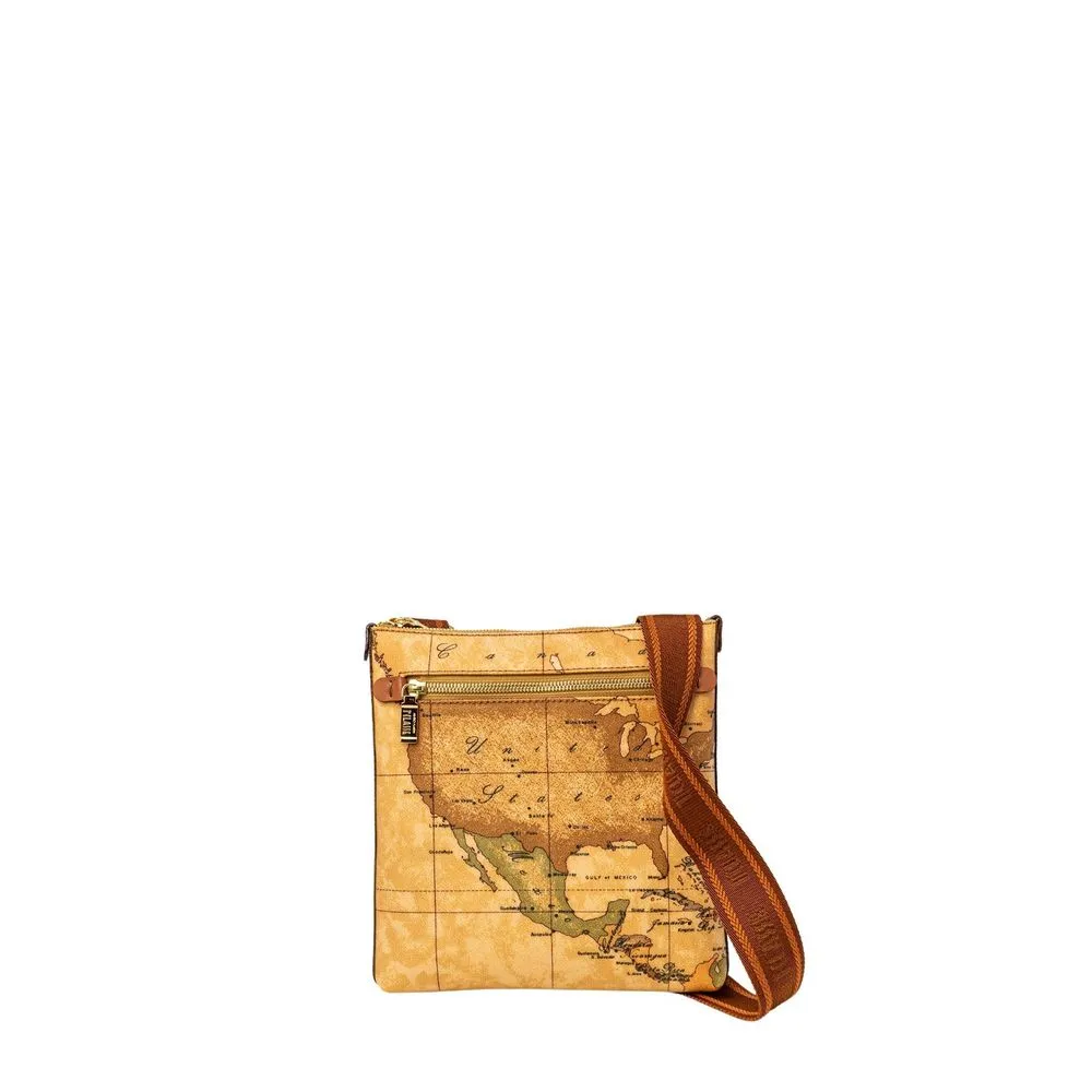 Alviero Martini Prima Classe Men's Beige Leather Bag
