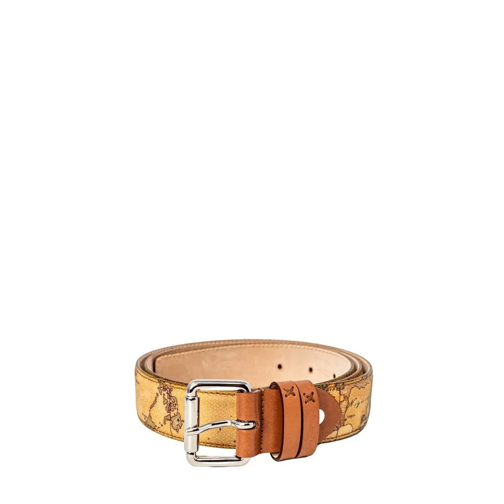 Alviero Martini Prima Classe Women's Beige Leather Belt