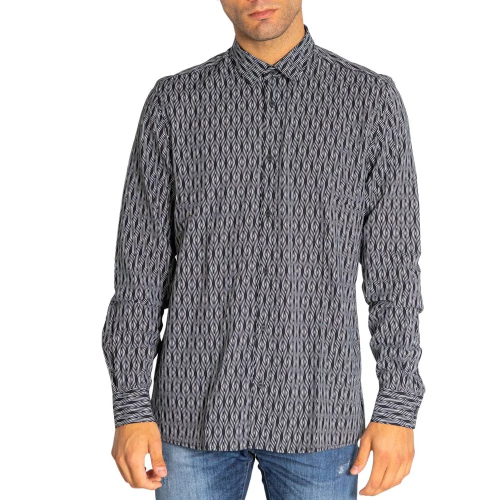 Antony Morato Men's Black Viscose Shirt