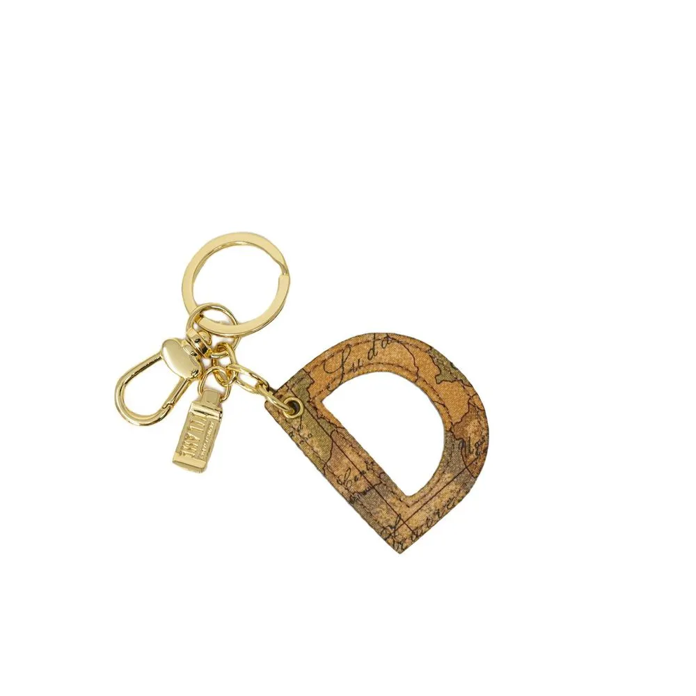 Alviero Martini Prima Classe Women's Beige Leather Keychain