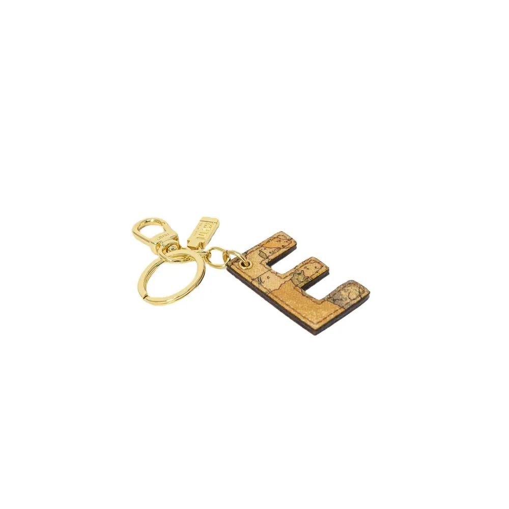 Alviero Martini Prima Classe Women's Beige Leather Keychain