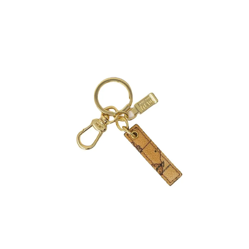 Alviero Martini Prima Classe Women's Beige Leather Keychain