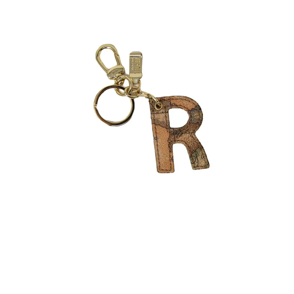 Alviero Martini Prima Classe Women's Beige Leather Keychain