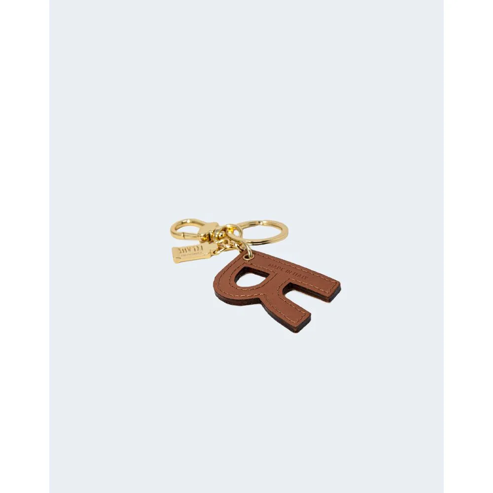 Alviero Martini Prima Classe Women's Beige Leather Keychain