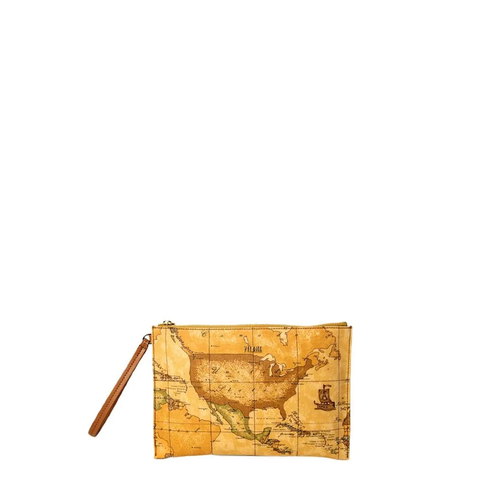 Alviero Martini Prima Classe Women's Beige Cotton Leather Accessory