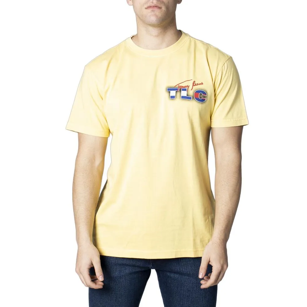 Tommy Hilfiger Jeans Men's Yellow Cotton T-Shirt