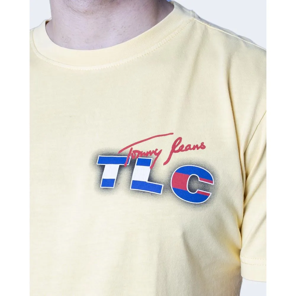 Tommy Hilfiger Jeans Men's Yellow Cotton T-Shirt