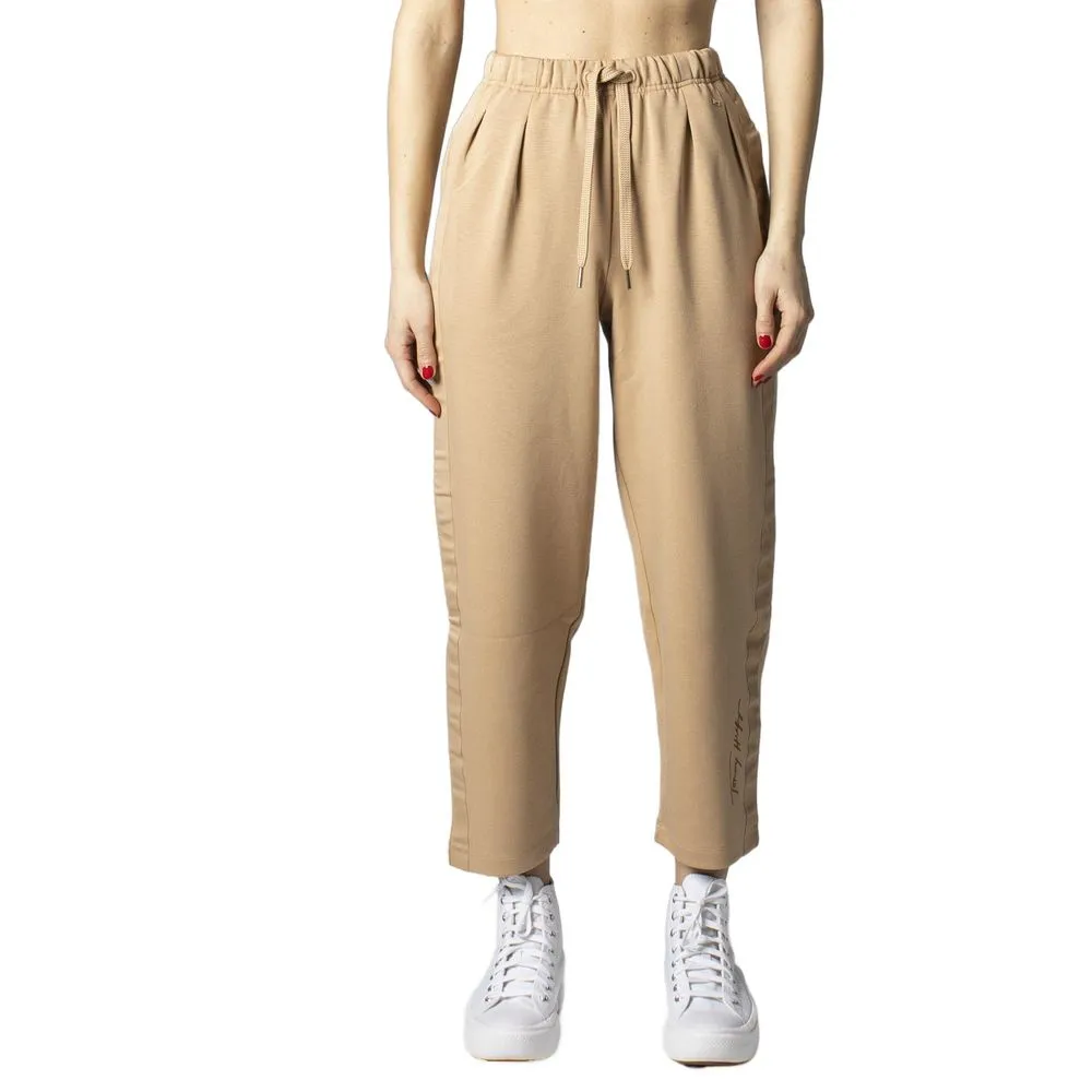 Tommy Hilfiger Jeans Women's Beige Polyester Jeans & Pant