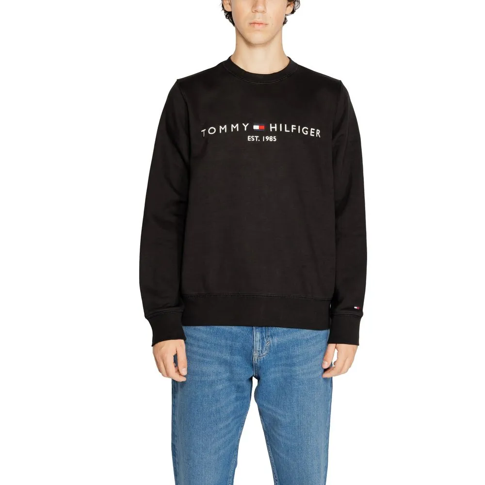 Tommy Hilfiger Jeans Men's Black Cotton Sweater