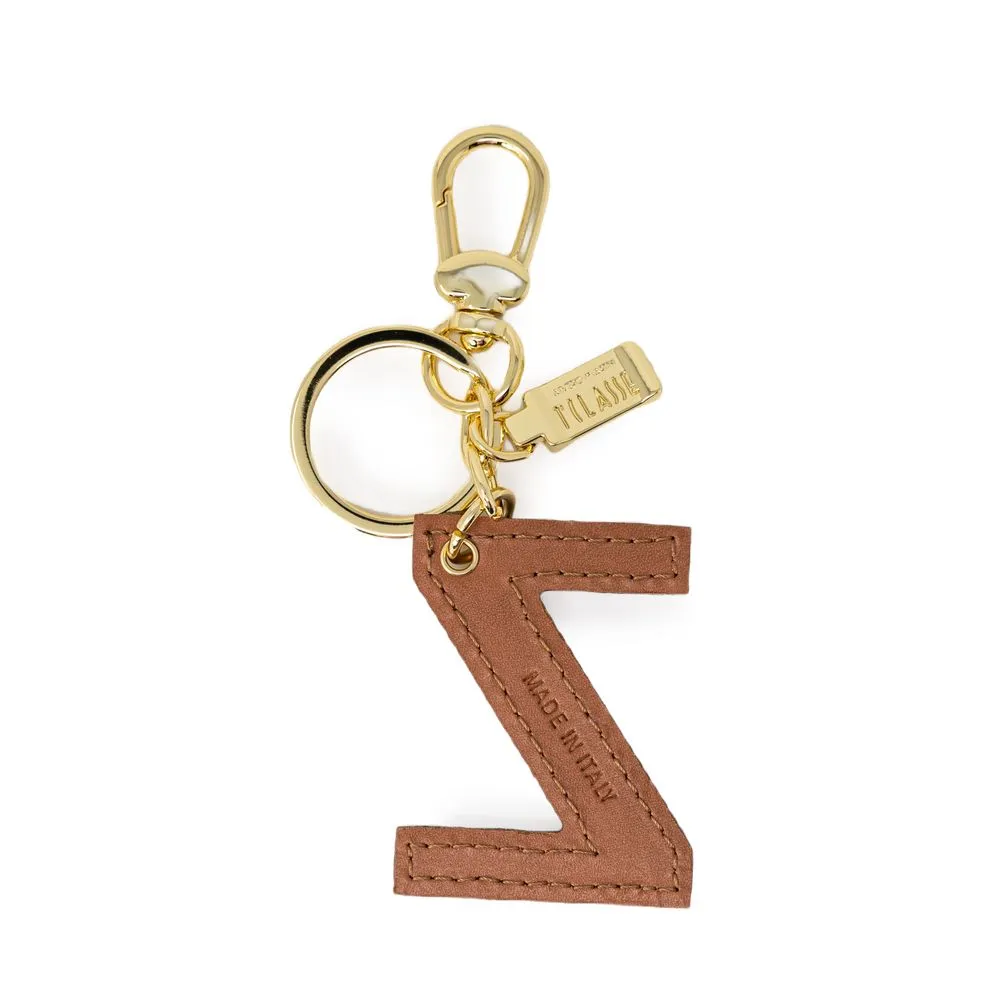 Alviero Martini Prima Classe Women's Beige Leather Keychain