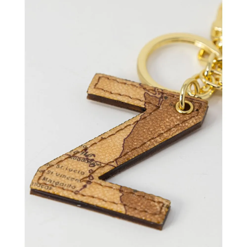 Alviero Martini Prima Classe Women's Beige Leather Keychain