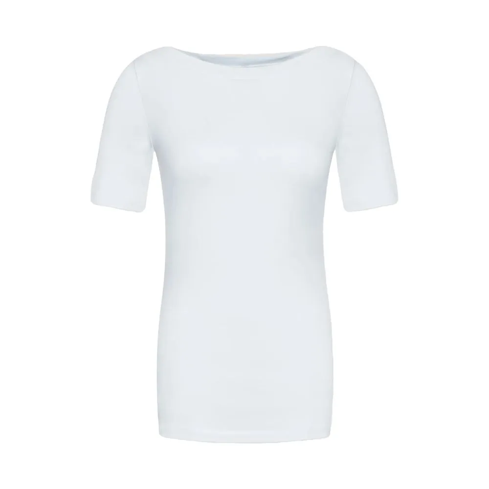 Vero Moda Women's White Viscose Tops & T-Shirt