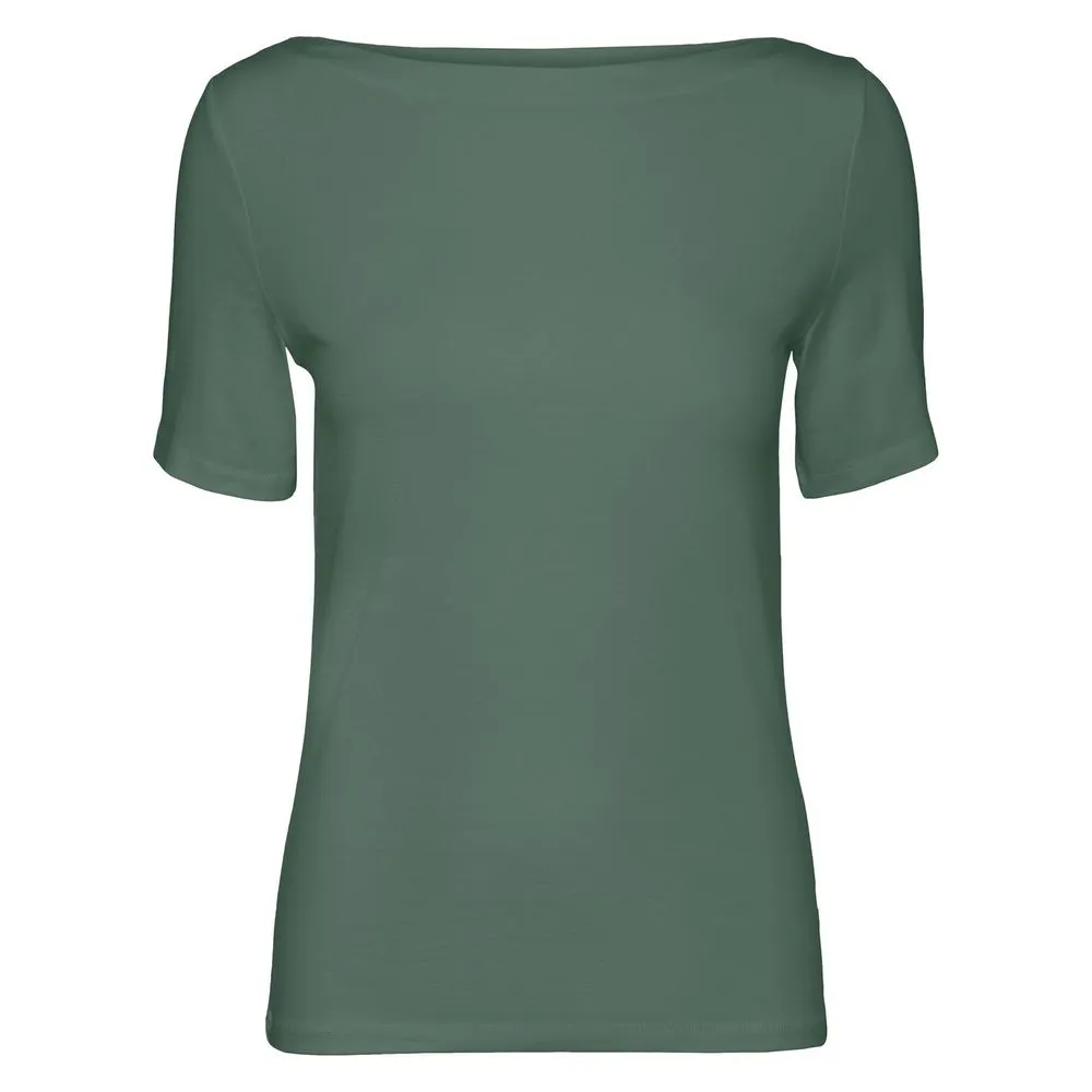 Vero Moda Women's Green Viscose Tops & T-Shirt