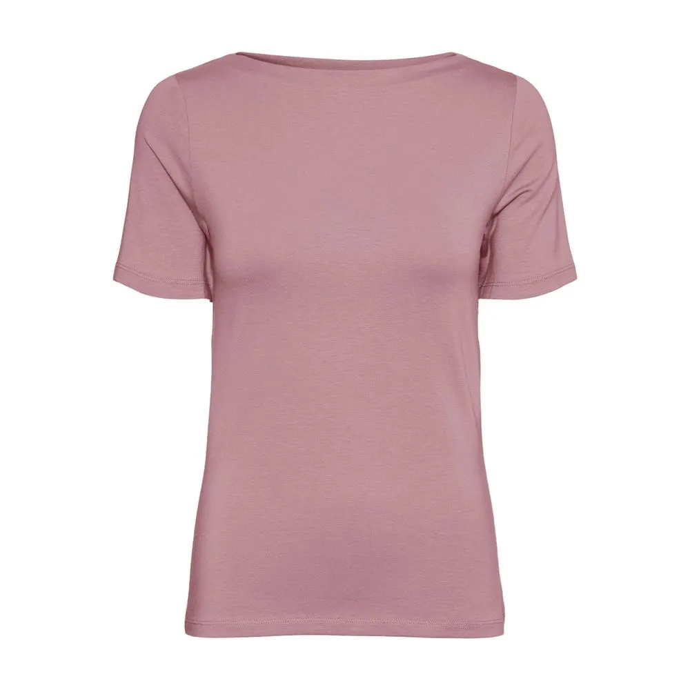 Vero Moda Women's Pink Viscose Tops & T-Shirt
