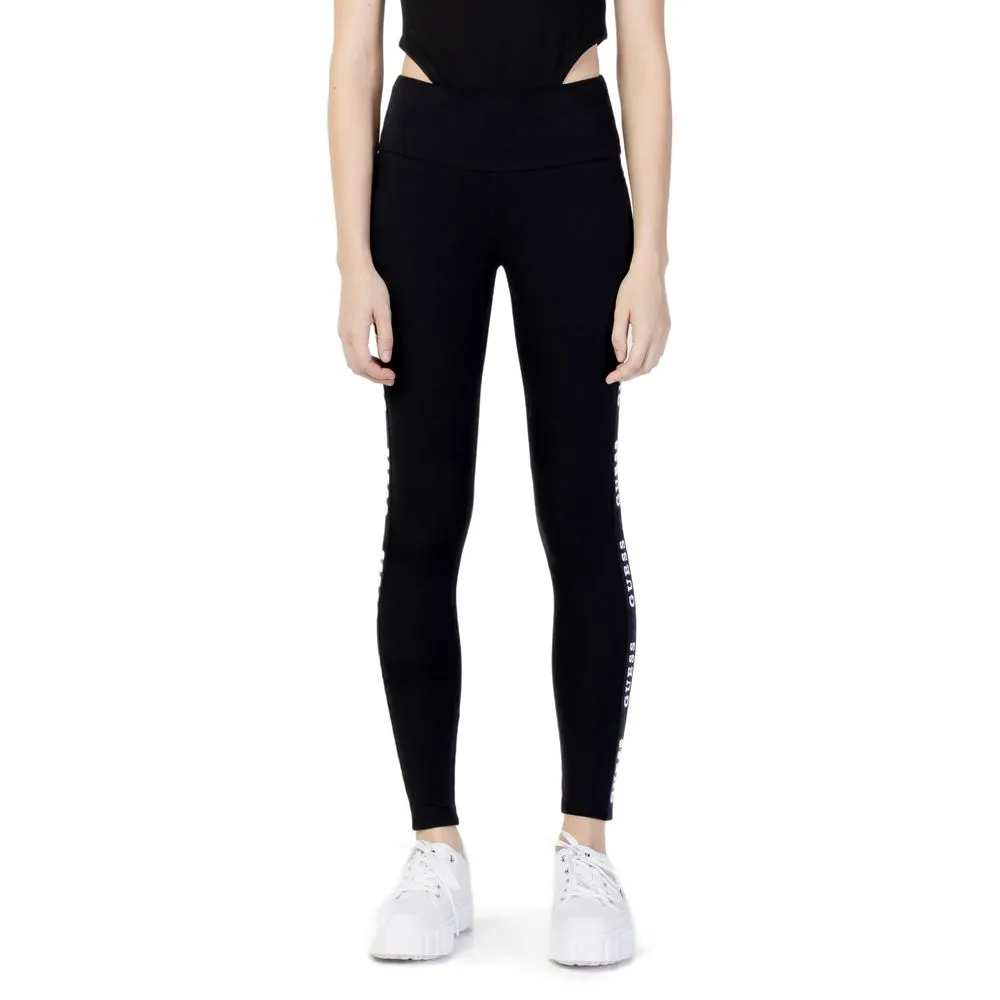 Guess Active Women's Black Cotton Jeans & Pant