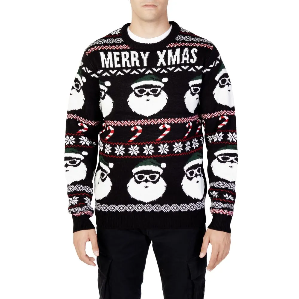 Only & Sons Men's Black Acrylic Sweater