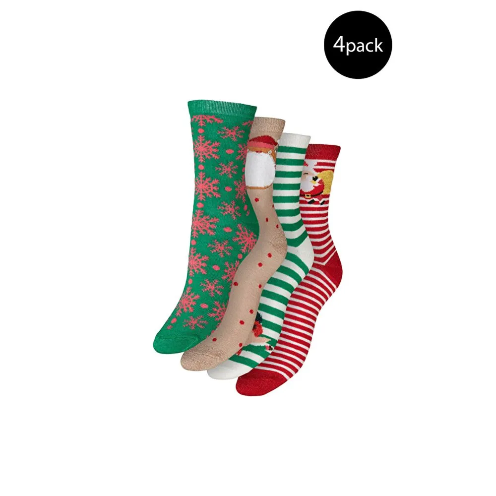 Vero Moda Women's Multicolor Cotton Tights & Sock