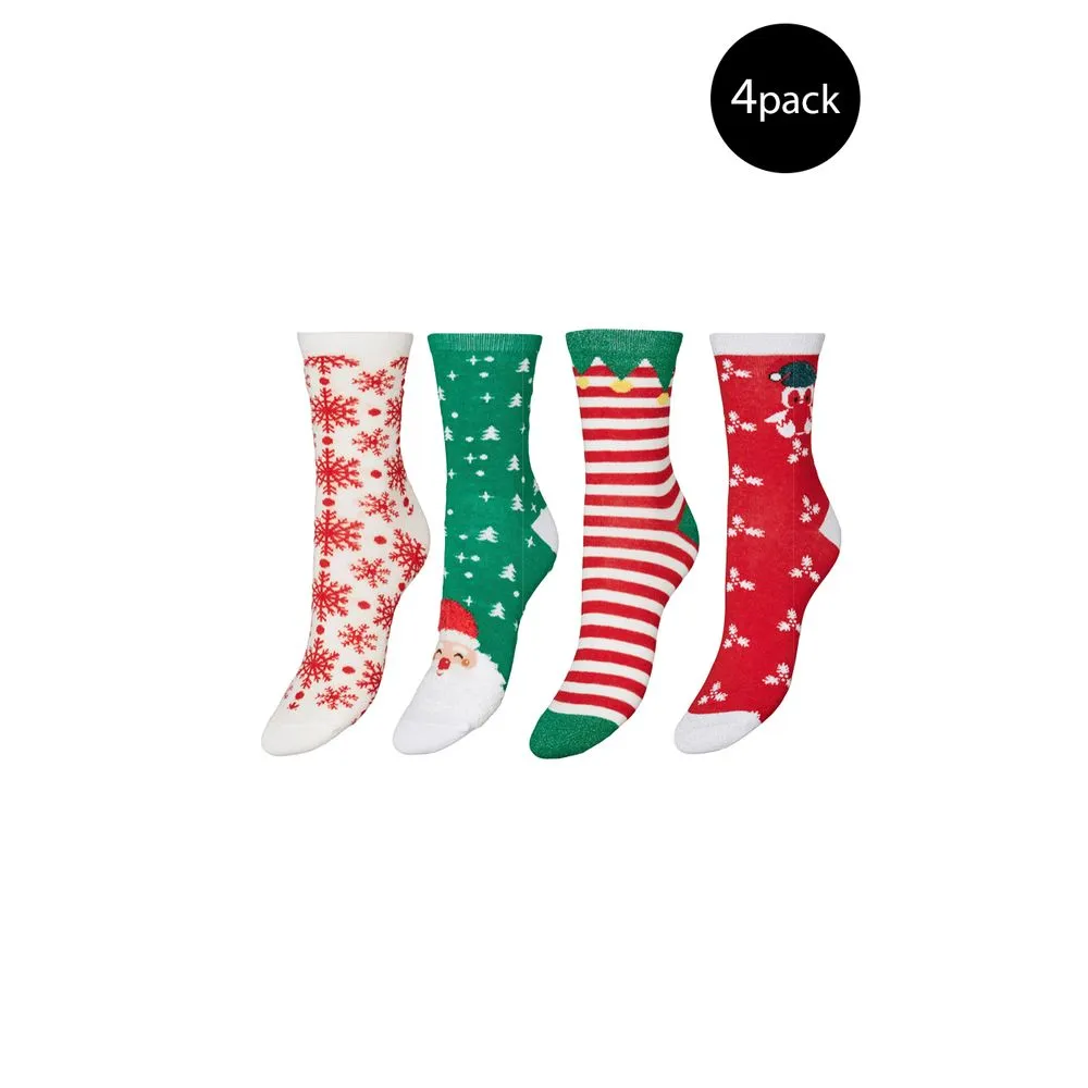 Vero Moda Women's Green Cotton Tights & Sock