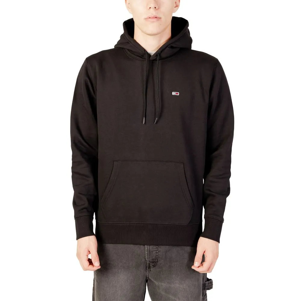 Tommy Hilfiger Jeans Men's Black Cotton Cotton Sweater