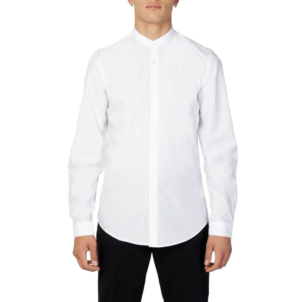 Antony Morato Men's White Cotton Shirt
