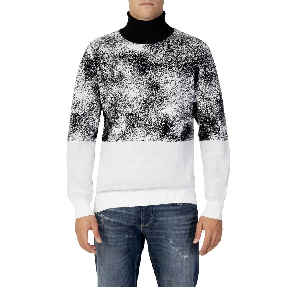 Antony Morato Men's White Cotton Sweater