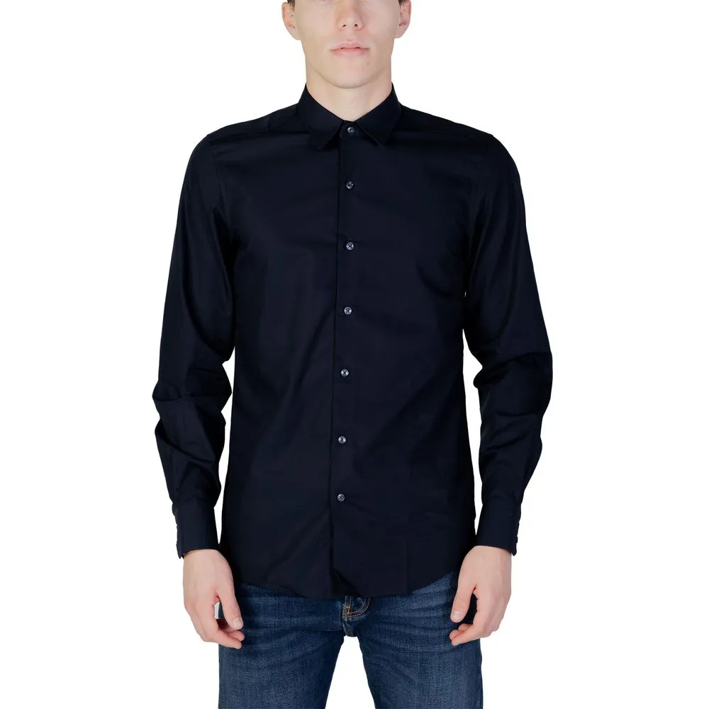 Antony Morato Men's Blue Cotton Shirt