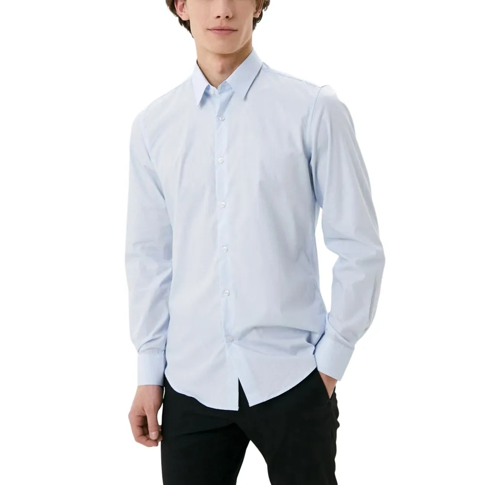 Antony Morato Men's Blue Cotton Shirt