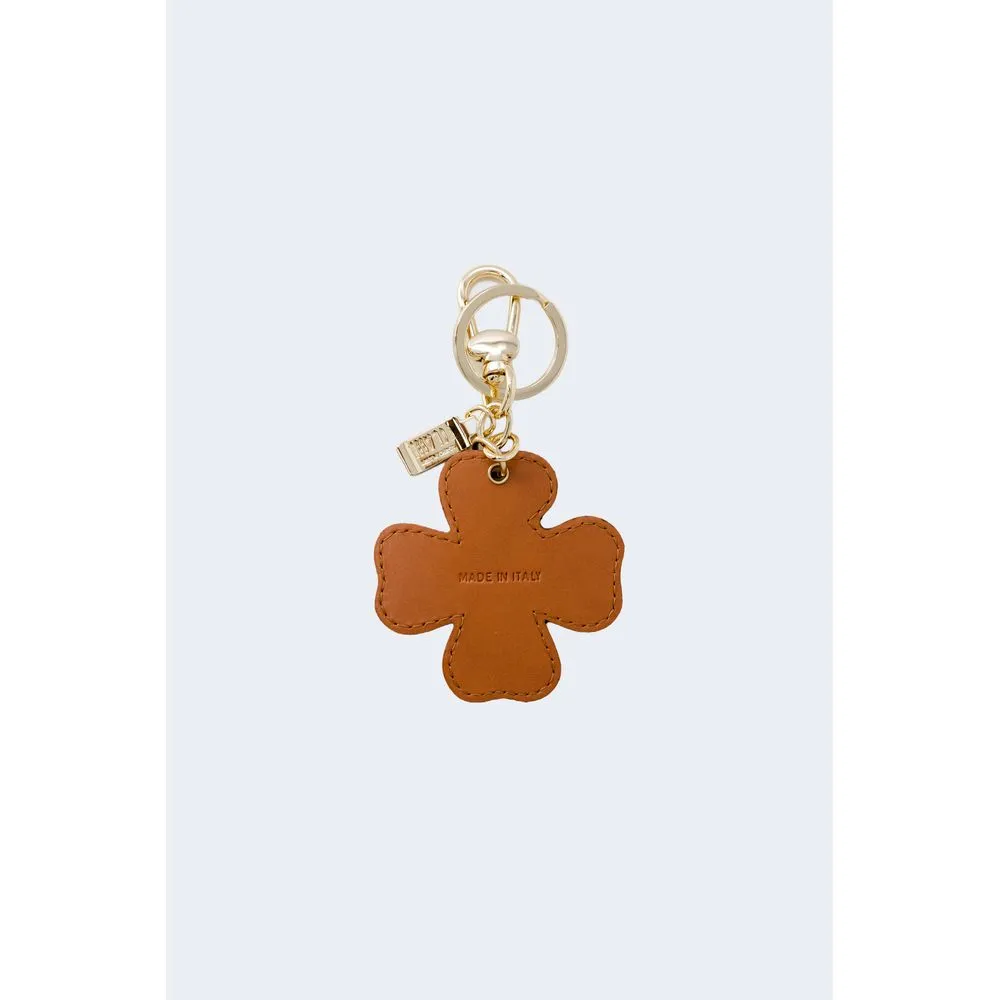 Alviero Martini Prima Classe Women's Beige Synthetic Leather Keychain