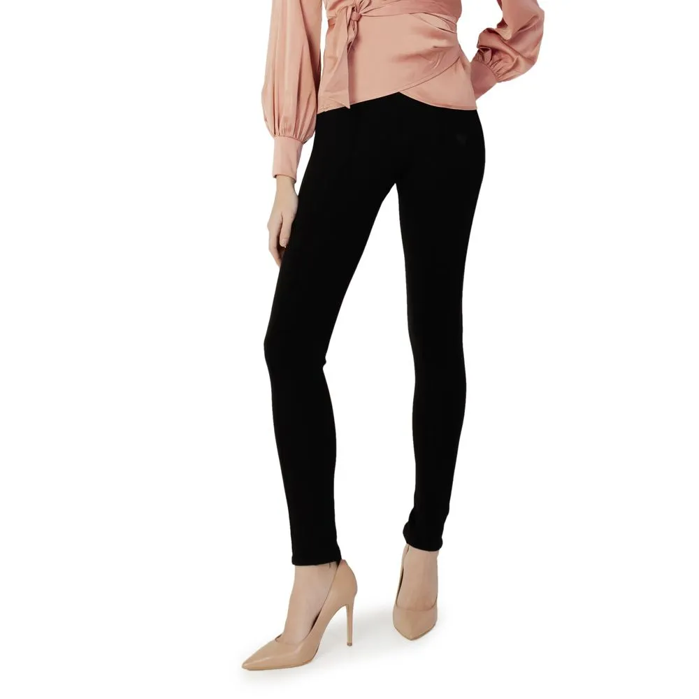 Guess Active Women's Black Viscose Jeans & Pant