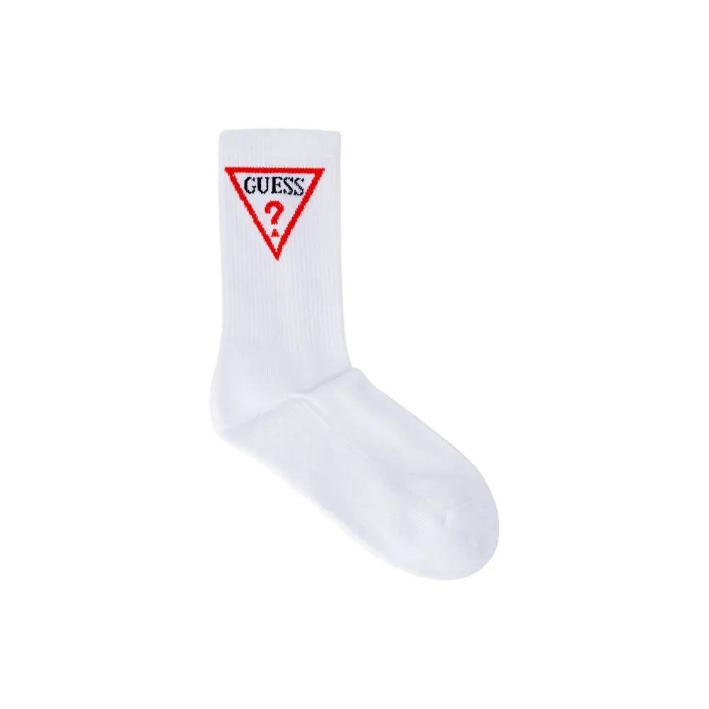 Guess Active Women's White Cotton Tights & Sock