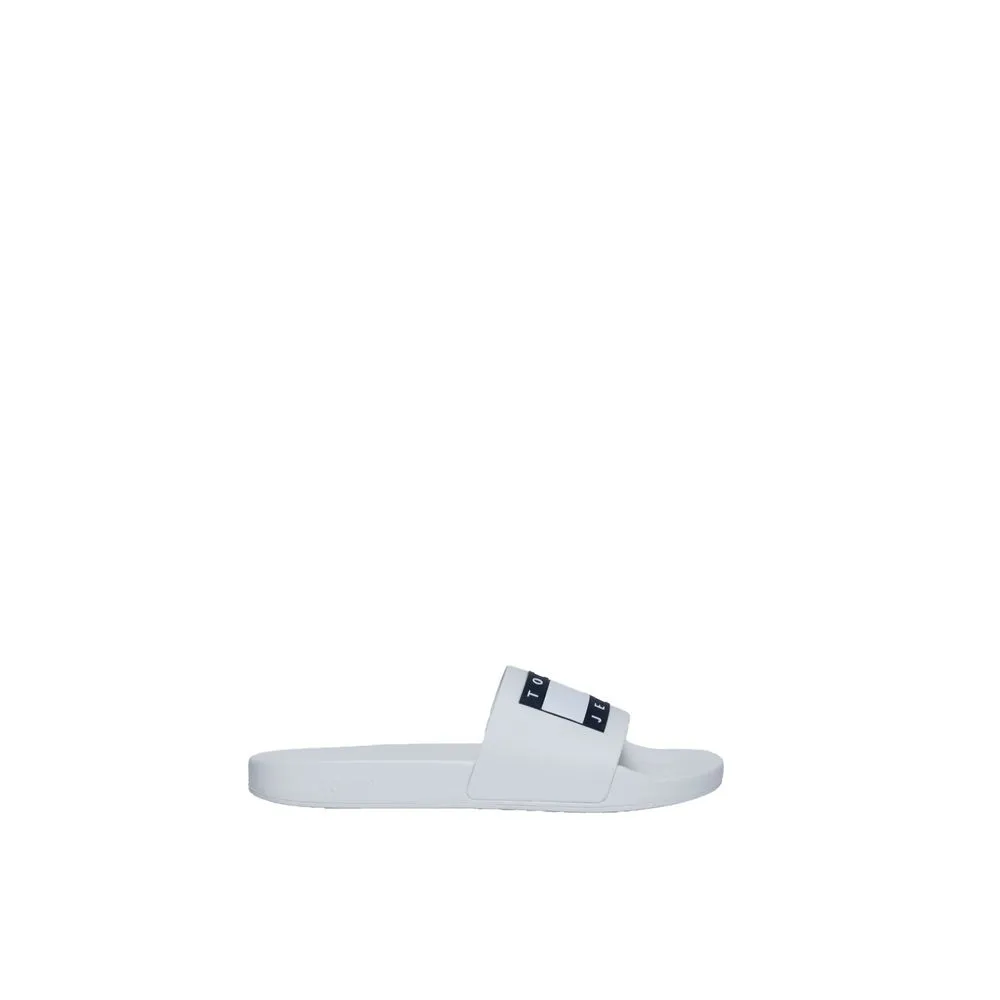 Tommy Hilfiger Jeans Men's Cream Polyethylene Sandal