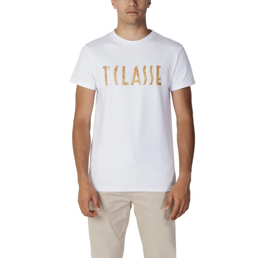 Alviero Martini Prima Classe Men's White Cotton T-Shirt