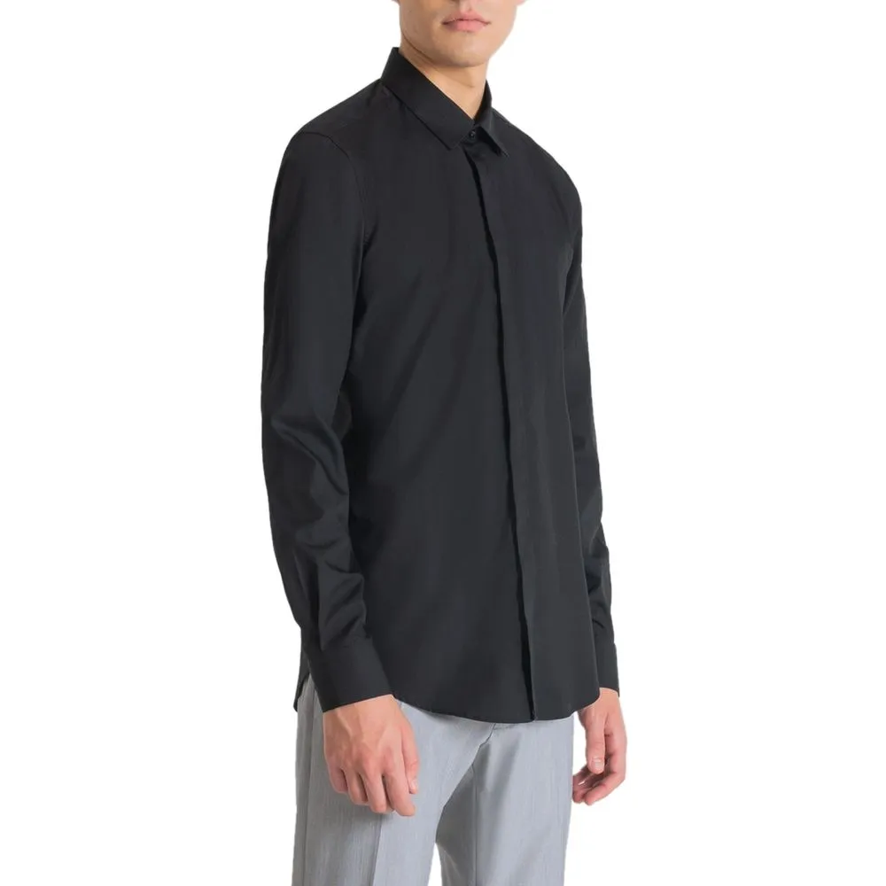 Antony Morato Men's Black Cotton Shirt