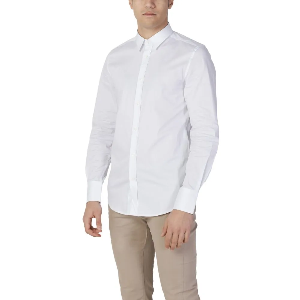 Antony Morato Men's White Cotton Shirt