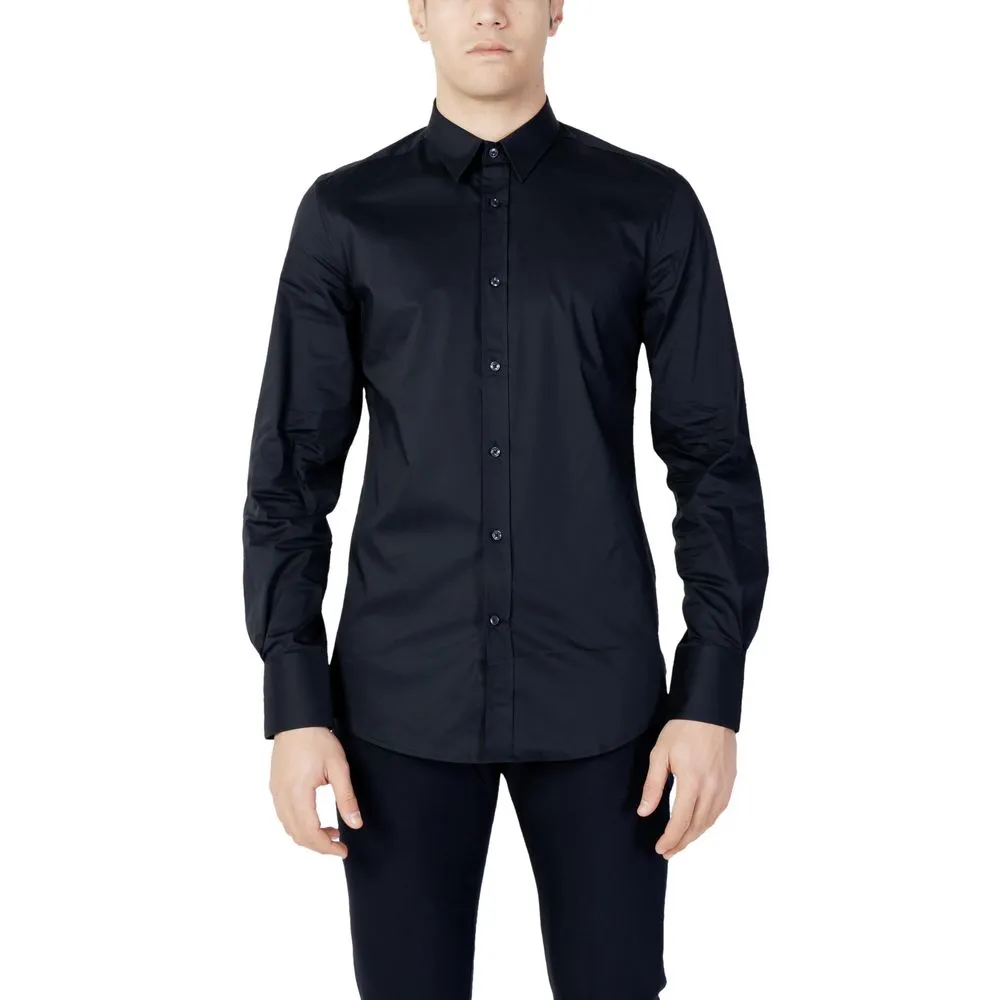 Antony Morato Men's Blue Cotton Shirt