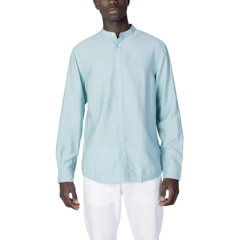 Antony Morato Men's Green Viscose Shirt