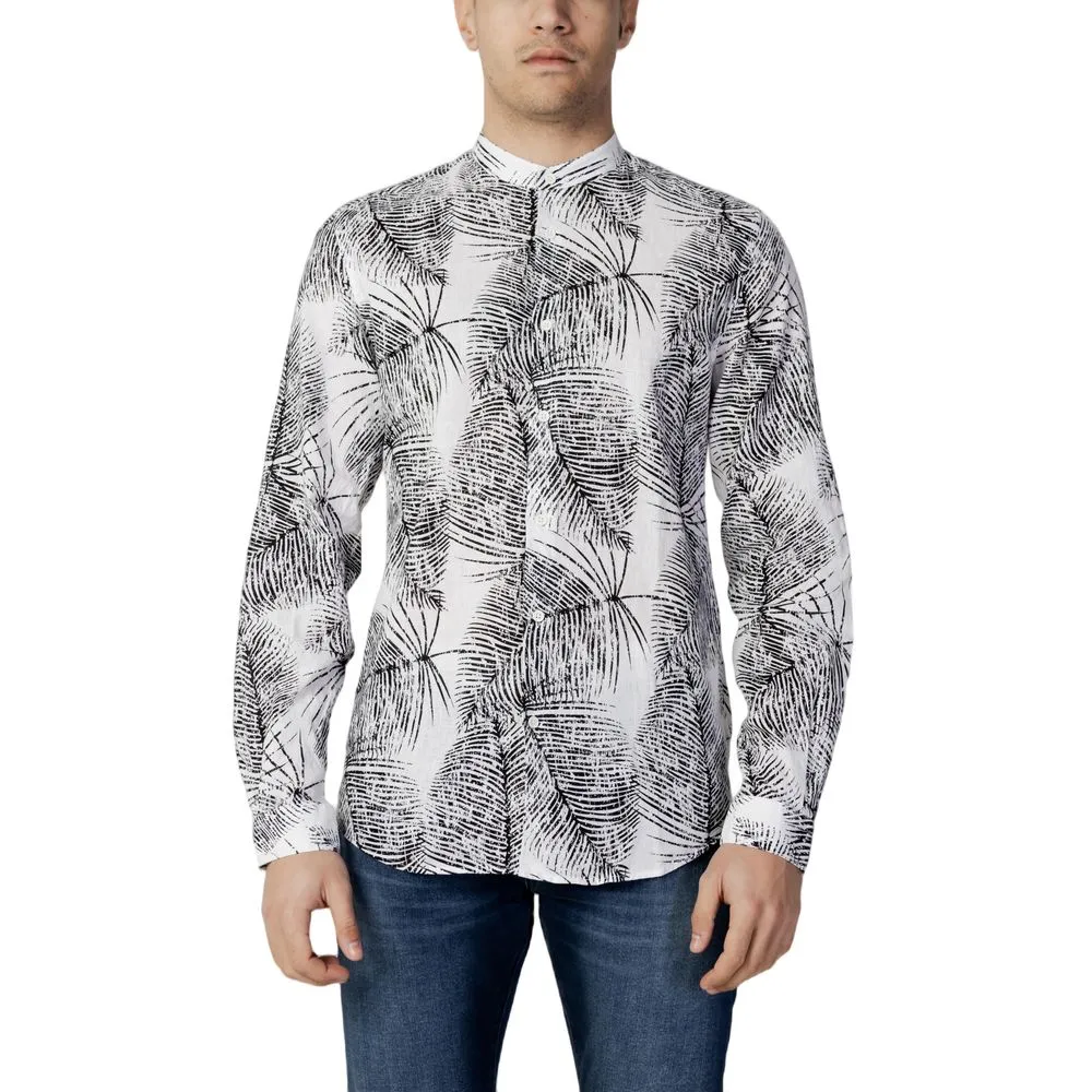 Antony Morato Men's Black Linen Shirt