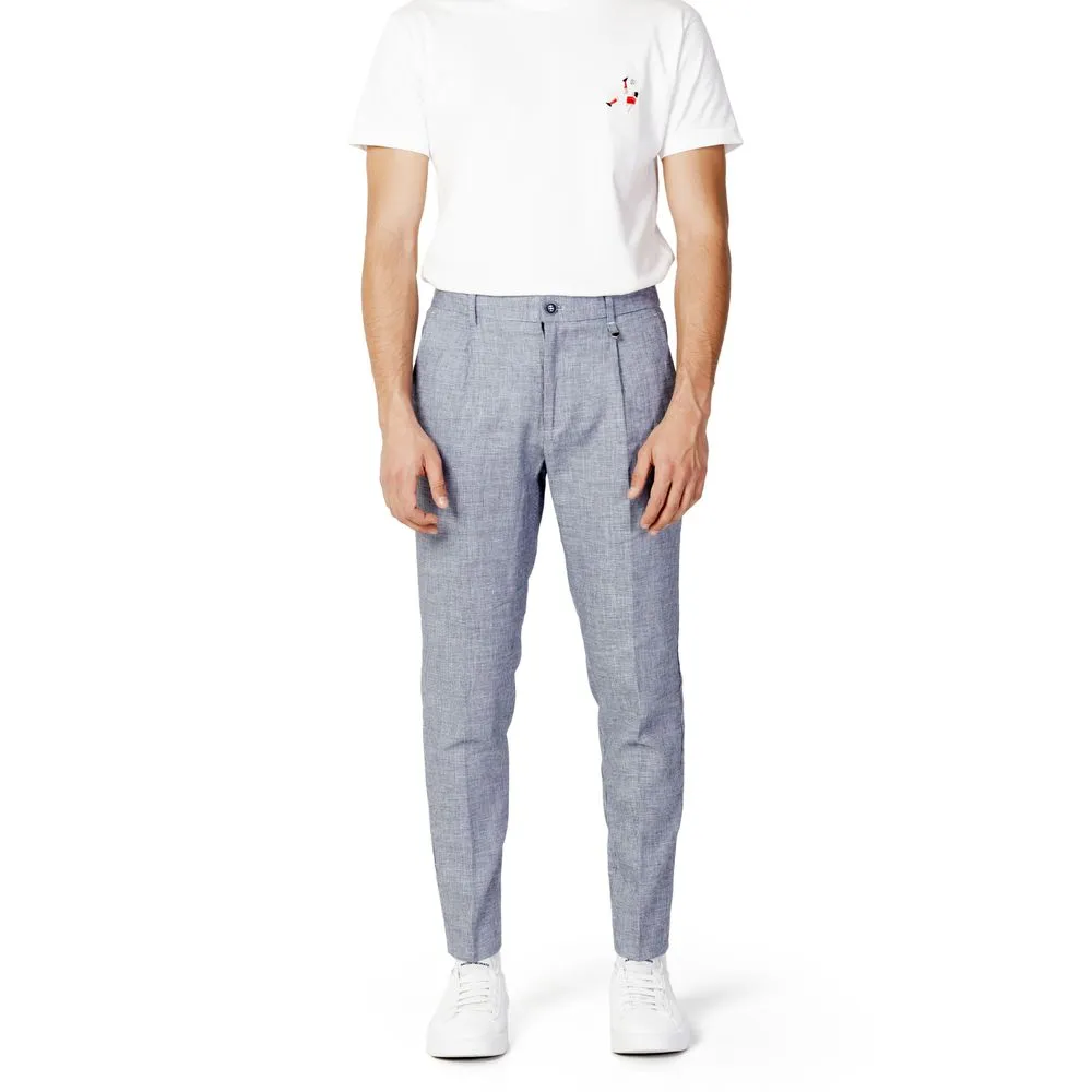 Antony Morato Men's Blue Linen Jeans & Pant