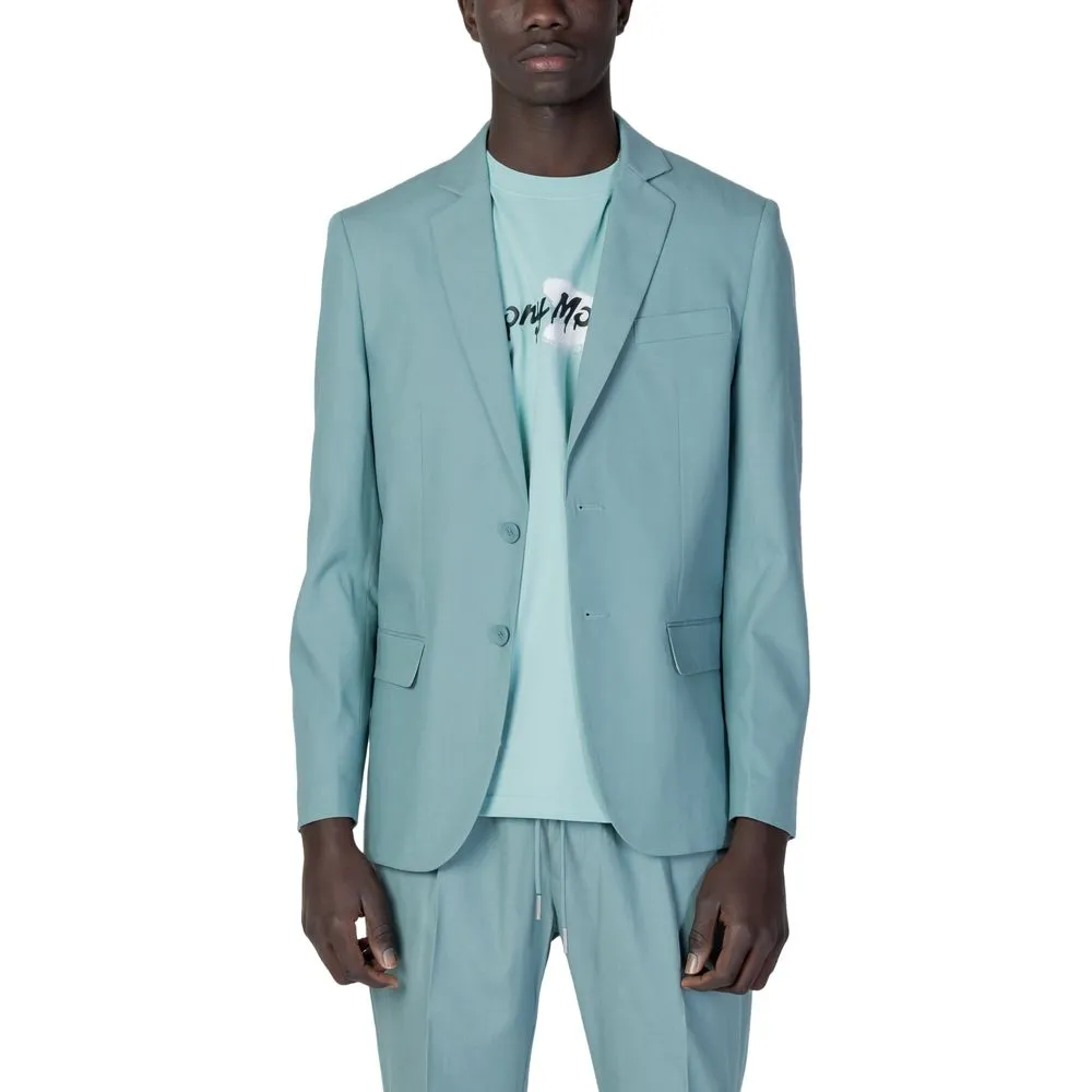 Antony Morato Men's Green Tencel Suit
