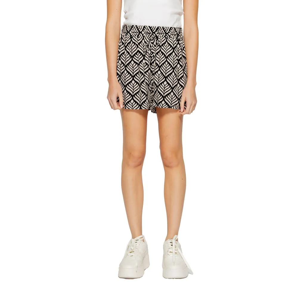 Jacqueline De Yong Women's Black Viscose Short