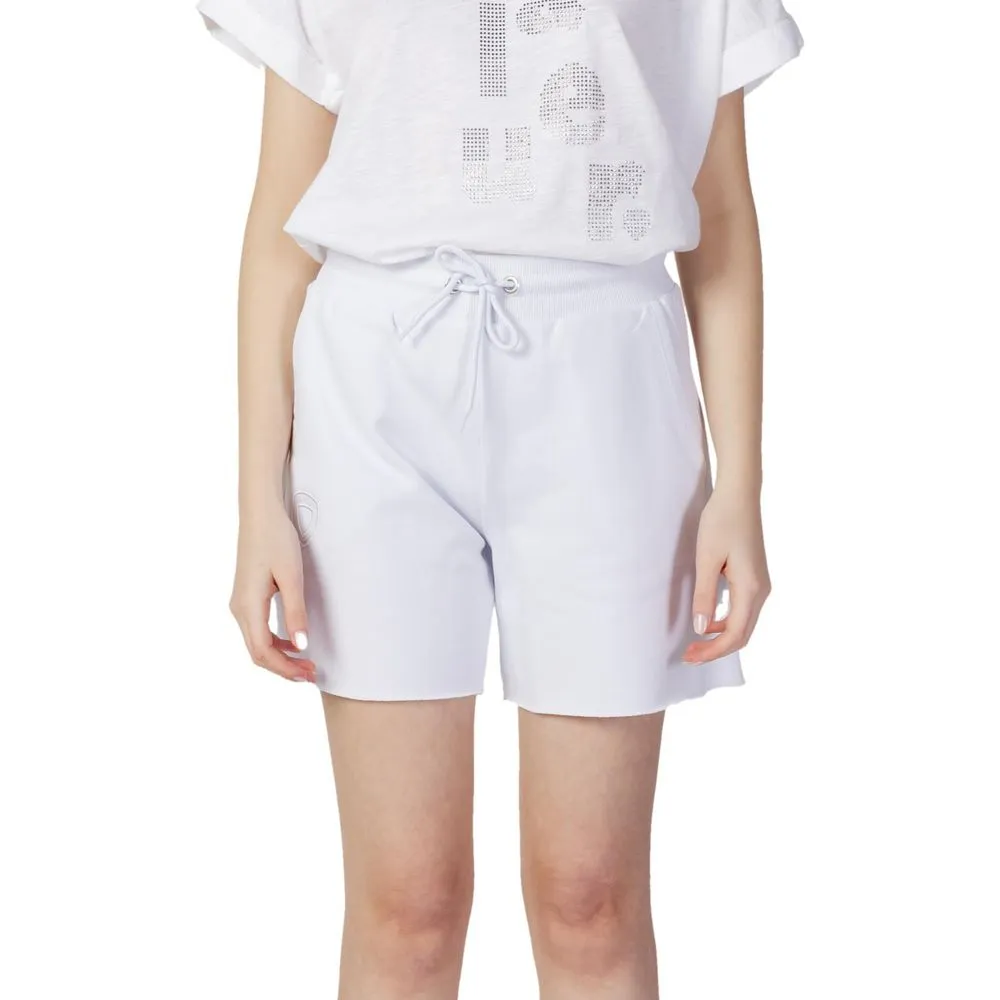 Blauer Women's White Cotton Jeans & Pant
