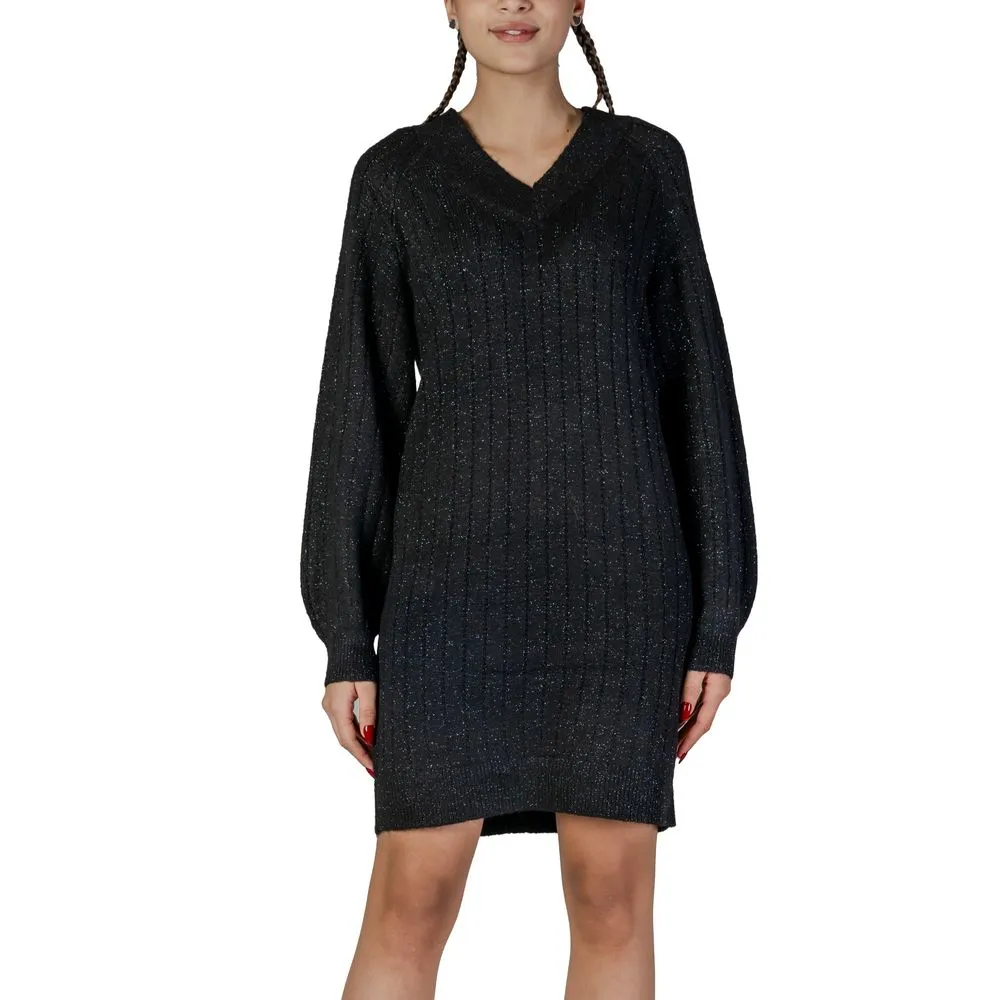 Jacqueline De Yong Women's Bicolor Recycled Polyester Dress