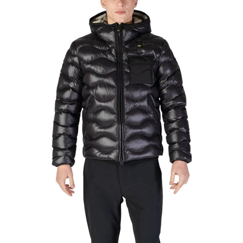 Blauer Men's Black Polyamide Jacket