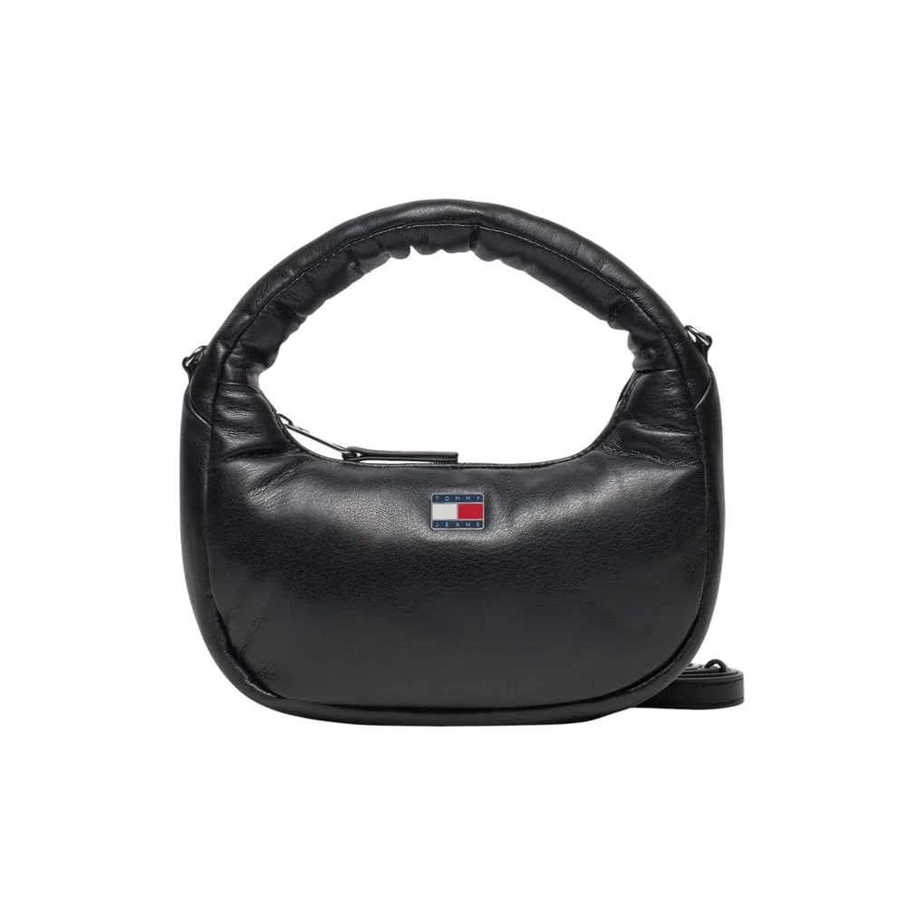 Tommy Hilfiger Jeans Women's Black Polyethylene Handbag