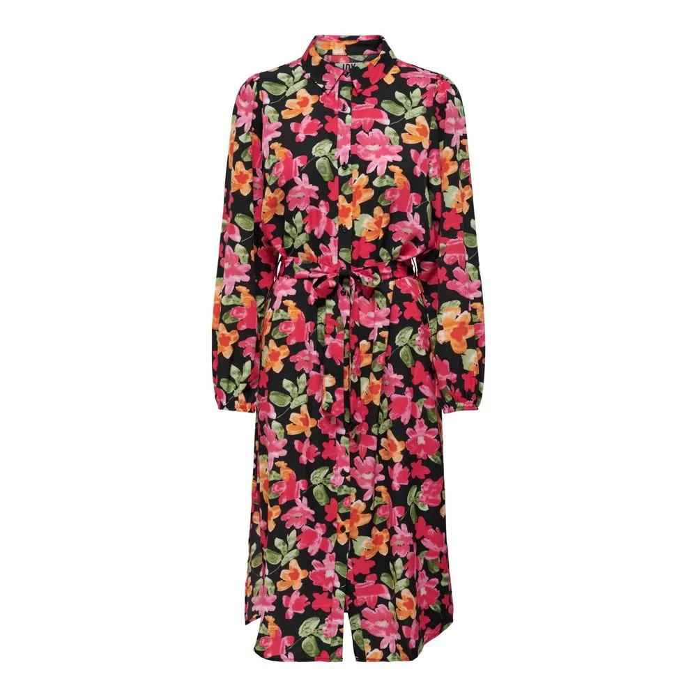 Jacqueline De Yong Women's Black Polyester Dress