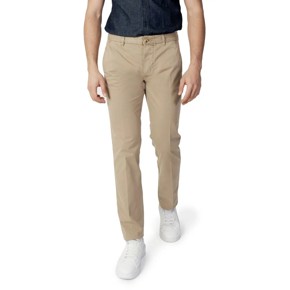 Blauer Men's Beige Cotton Jeans & Pant