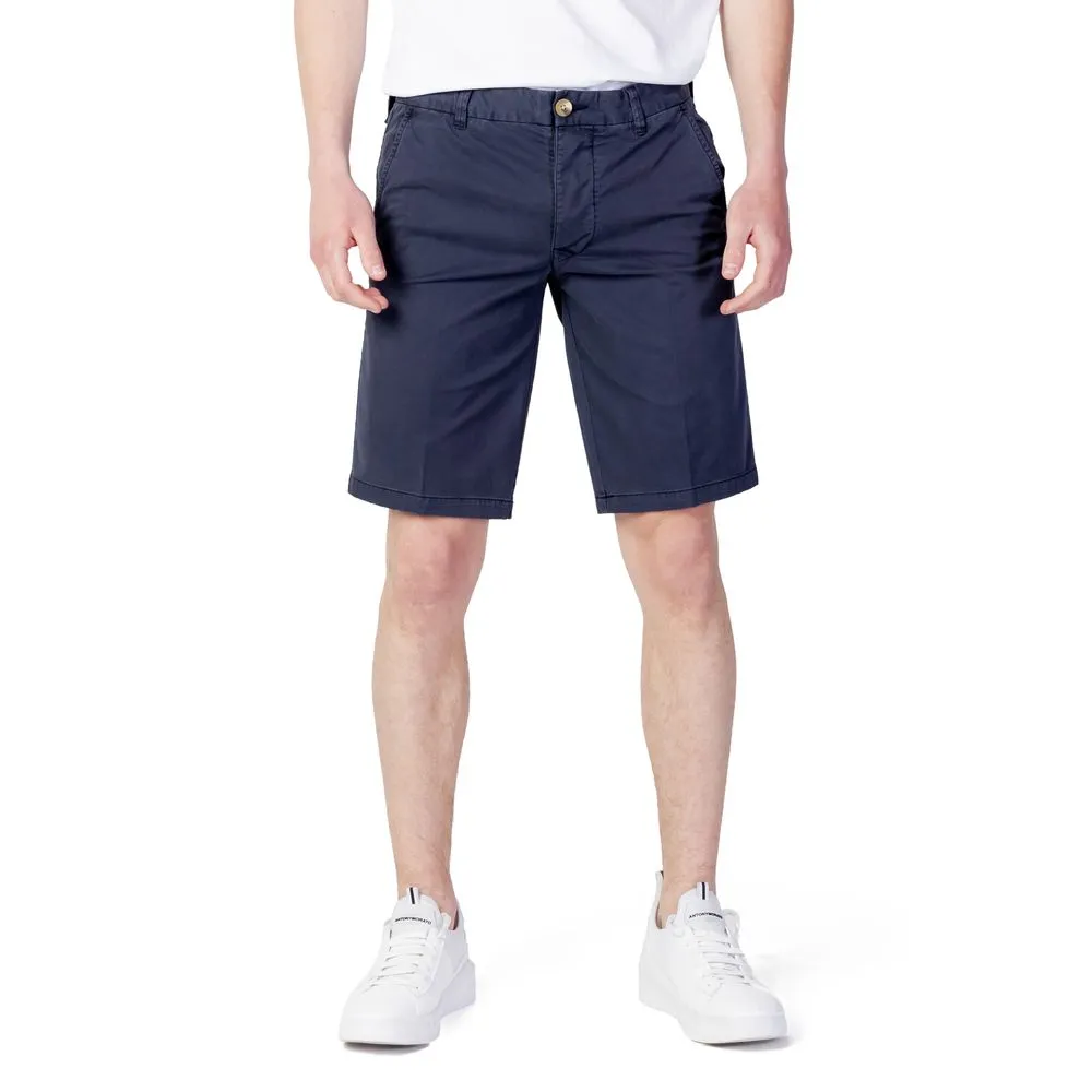 Blauer Men's Blue Cotton Short