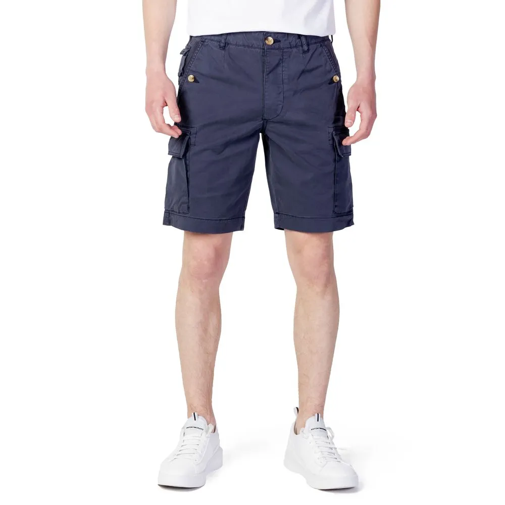 Blauer Men's Blue Cotton Short