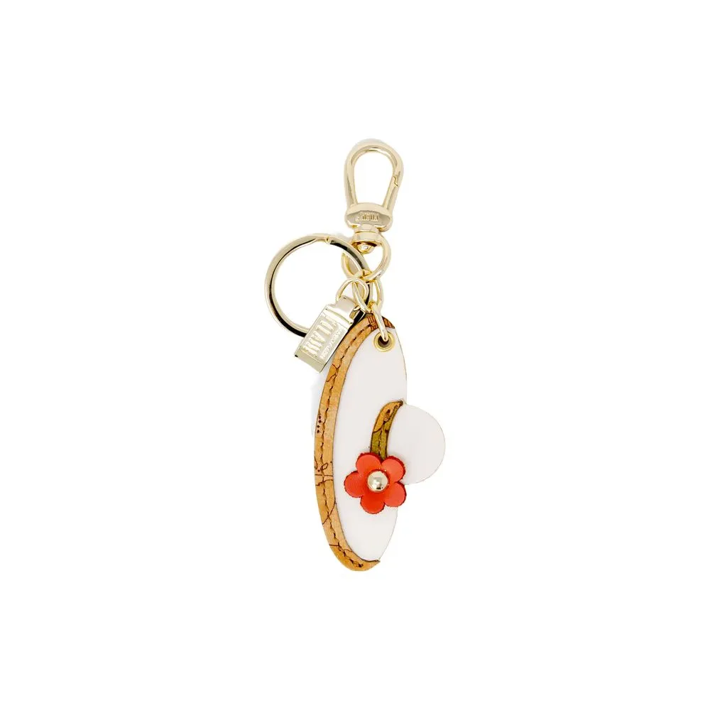 Alviero Martini Prima Classe Women's Beige Polyester Keychain