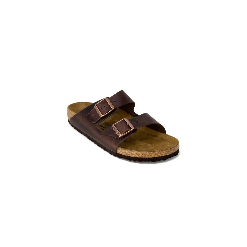 Birkenstock Men's Brown Leather Sandal